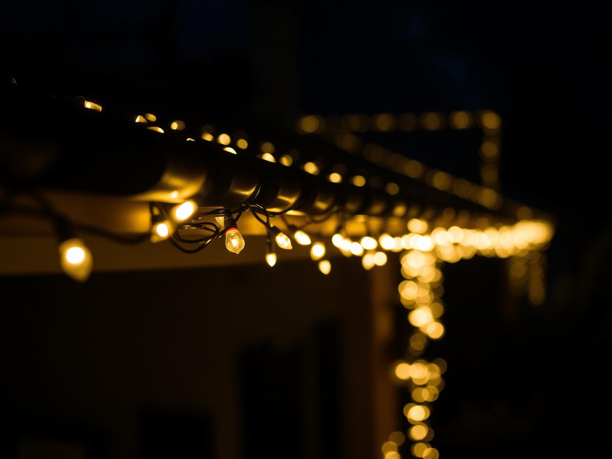 Roofline Christmas Lights